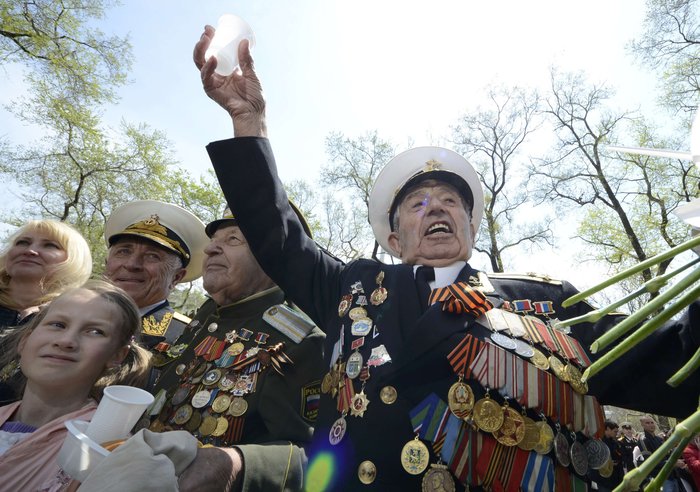 Η Μόσχα γιορτάζει την 70ή επέτειο λήξης του Β' Παγκοσμίου Πολέμου - εικόνα 3