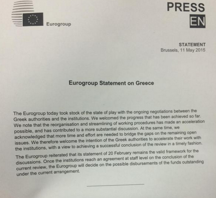Θετικό σήμα του Eurogroup στην ΕΚΤ για τη ρευστότητα