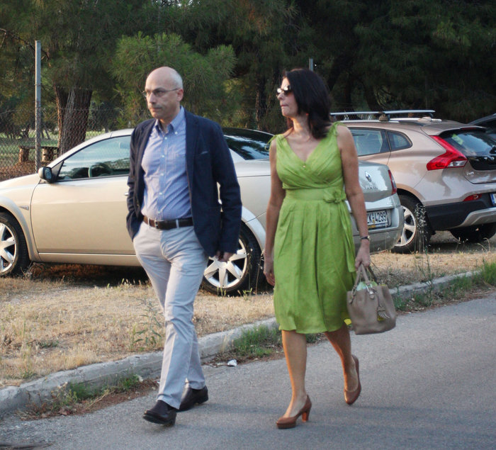 Ο Θόδωρος Μαργαρίτης με τη σύζυγό του