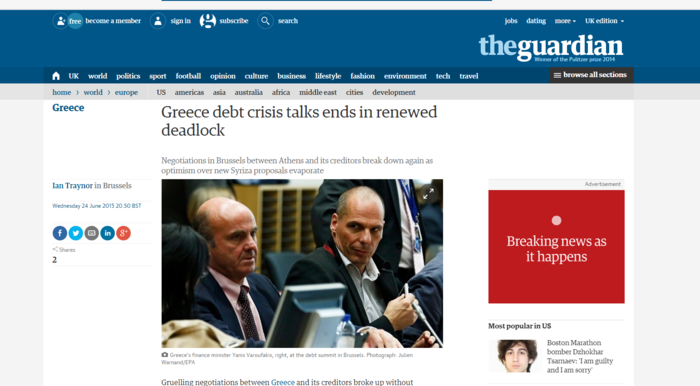 Tι λένε τα διεθνή ΜΜΕ για τις εξελίξεις στις διαπραγματεύσεις - εικόνα 2