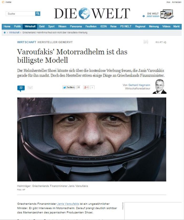 «Δεν θέλουμε να φοράει το κράνος μας ο Βαρουφάκης» - εικόνα 2