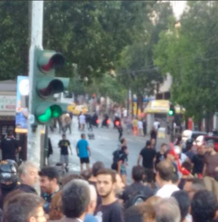 Επεισόδια με αντιεξουσιαστές πριν την ομιλία Τσίπρα - εικόνα 4