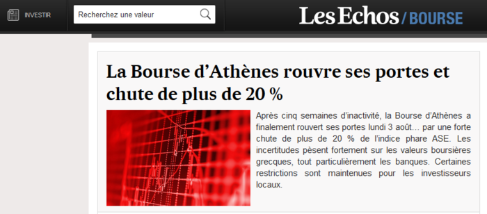 Το κραχ του Χρηματιστηρίου στα διεθνή ΜΜΕ - εικόνα 6