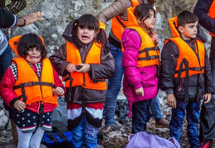 Τα παιδιά! Οι μικροί πρόσφυγες. Συγκλονιστικές εικόνες
