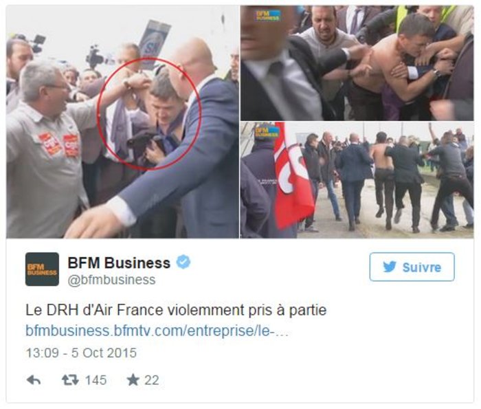 Αγριες σκηνές: Ξεγύμνωσαν διευθυντές της Air France για τις απολύσεις - εικόνα 8