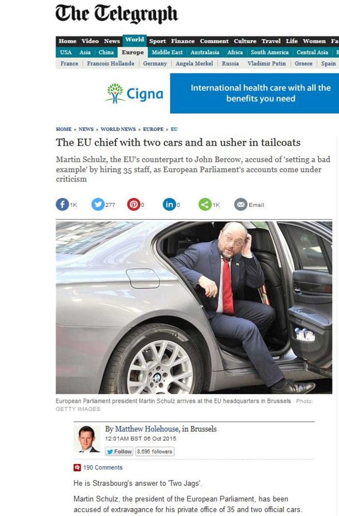 Oι 35 υπάλληλοι του Σουλτς, ο κλητήρας με το φράκο και τα €1,6 εκατ.