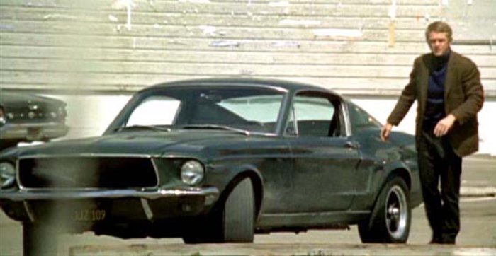 Ο Στηβ ΜακΚουήν στο Bullit με την διάσημη Ford Mustang