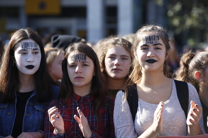 Μαθητικό συλλαλητήριο με πάθος και κόσμο στο Σύνταγμα - εικόνα 4