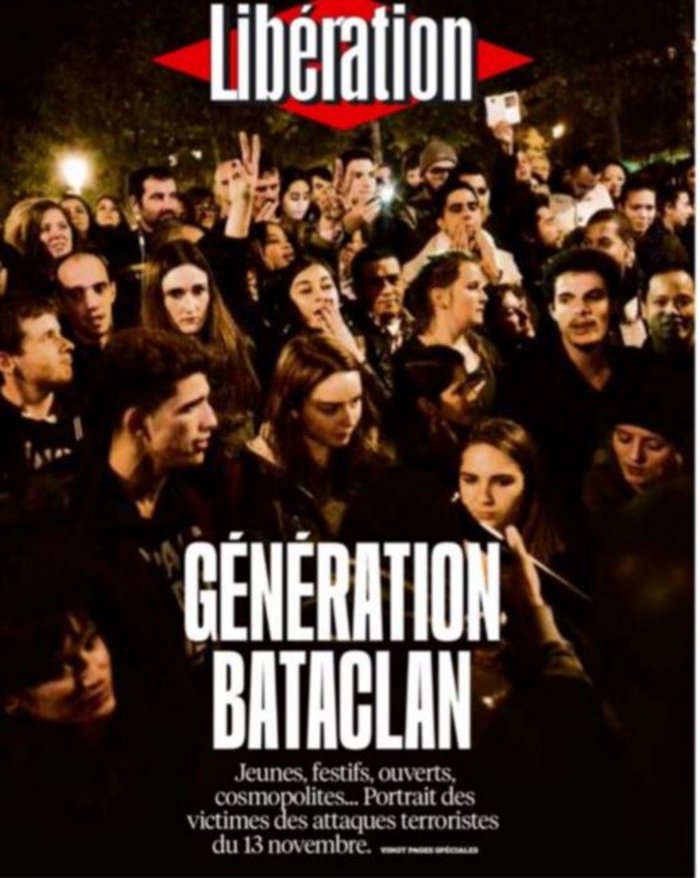 H Liberation γράφει για τη «γενιά του Bataclan»