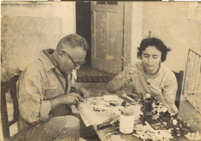 Πορτρέτο Θοδωρή και Λίτσας Παπακωνσταντίνου, περί το 1960