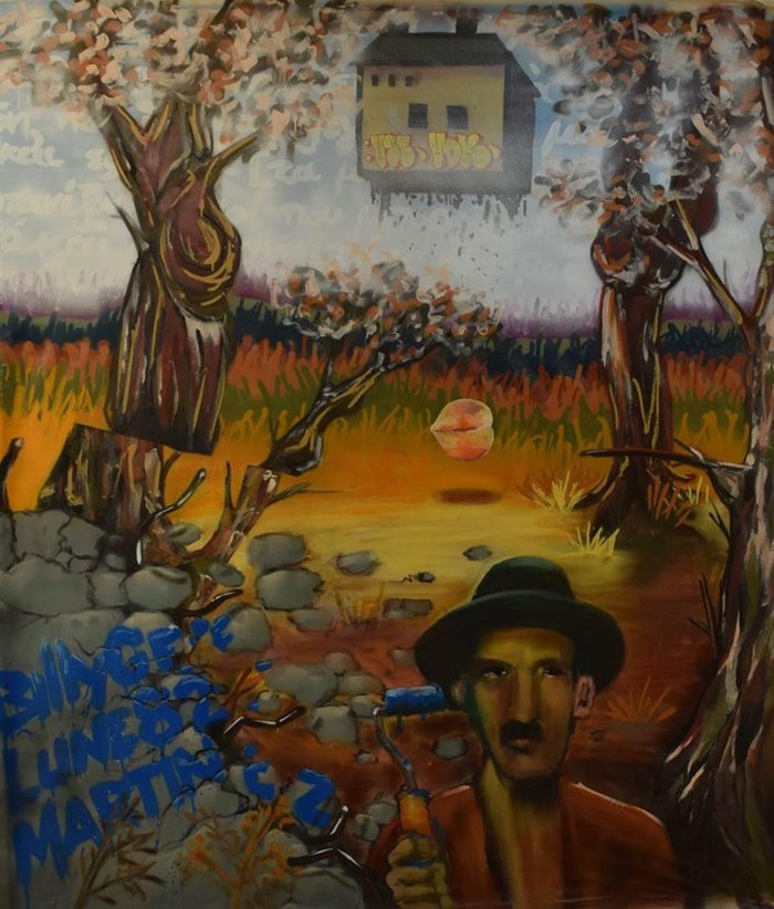 Οταν οι «γκραφιτάδες» συνάντησαν τον Γιώργο Μπουζιάνη