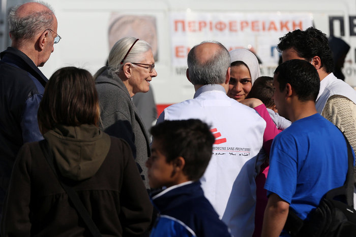 Η Βανέσα Ρεντγκρέιβ στον Πειραιά: Ντροπή σου Ευρώπη! - εικόνα 2