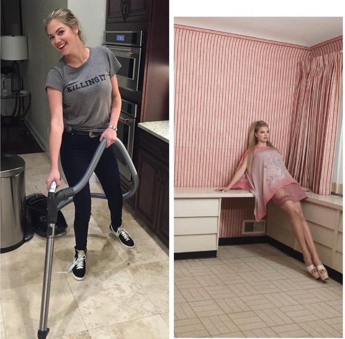 High fashion vs reality: Η Κέιτ Απτον τολμά να σπάσει την τέλεια εικόνα της - εικόνα 5