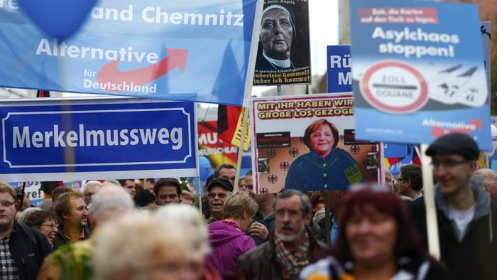Διαδήλώση υποστηρικτών του AfD
