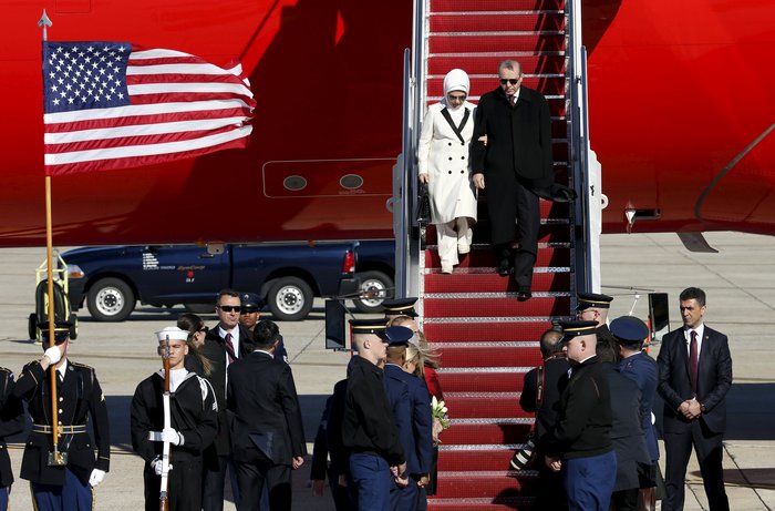 Η άφιξη του τούρκου προέδρου στις ΗΠΑ
