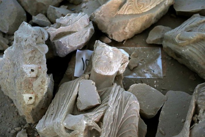 Τα πληγωμένα αγάλματα στην Παλμύρα - εικόνα 3