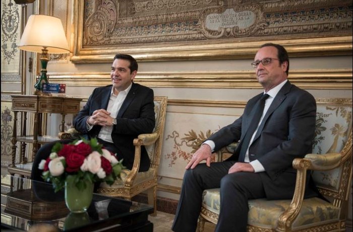 Χωρίς κοινές δηλώσεις έληξε η συνάντηση Ολάντ - Τσίπρα στα Ηλύσια - εικόνα 3