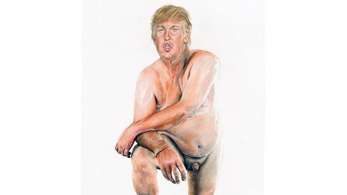 Επίθεση στη ζωγράφο που σκιτσάρισε το πέος του Τραμπ