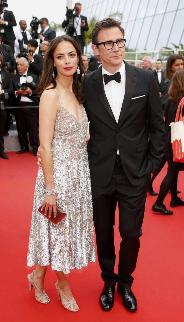 Η ηθοποιός Berenice Bejo και ο σκηνοθέτης Michel Hazanavicius στην πρεμιέρα του «The BFG» του Στήβεν Σπίλμπεργκ.
