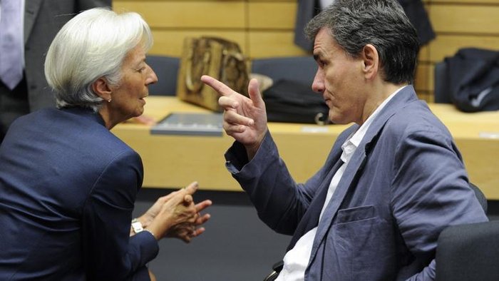 O έλληνας υπουργός Οικονομικών με την γενική διευθύντρια του ΔΝΤ