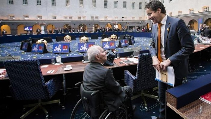 O Γ. Ντάισελμπλουμ σε συνεδρίαση του Eurogroup