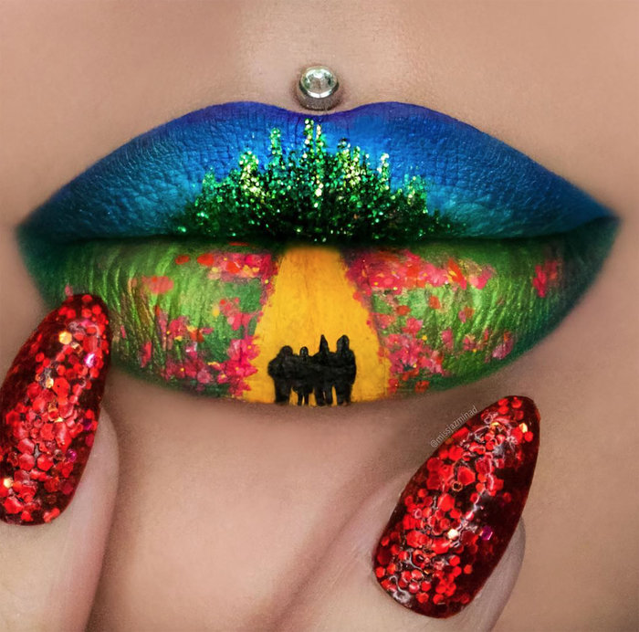 Το lip art μιας 24χρονης Αυστραλέζας σαρώνει το διαδίκτυο - εικόνα 22