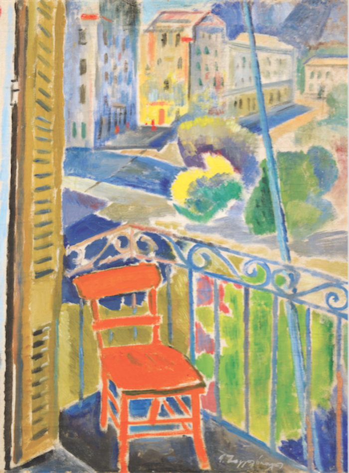 Χωρίς τίτλο, 1935-1945, 70 x 55 cm, ακρυλικό σε καμβά