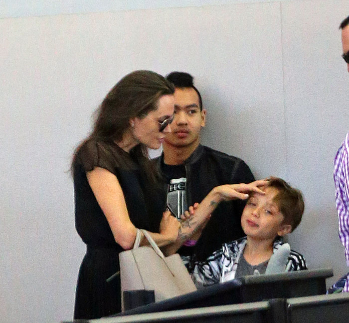 Η σπάνια τρυφερή στιγμή της Τζολί με τον 7χρονο γιο της [Εικόνες] - εικόνα 2