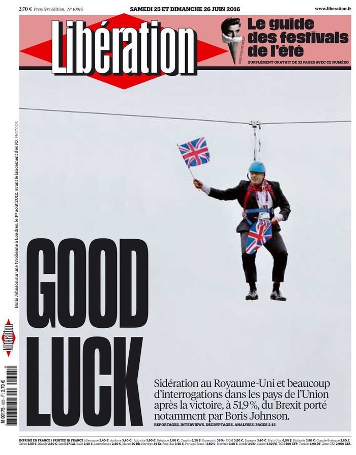 Τα πρωτοσέλιδα σε όλο τον κόσμο για το Brexit - εικόνα 10