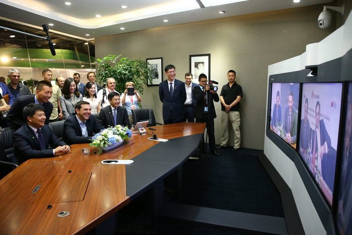 Τι είδε ο Tσίπρας στην έδρα του κολοσσού Huawei