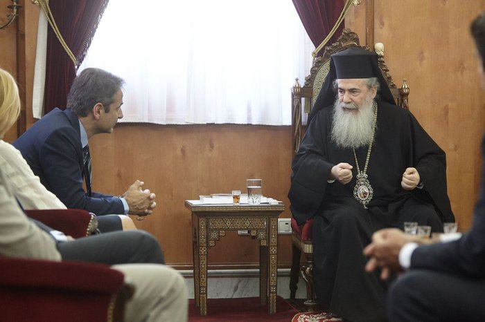 Ο Κυρ. Μητσοτάκης στον Ιερό Ναό της Αναστάσεως στα Ιεροσόλυμα - εικόνα 3
