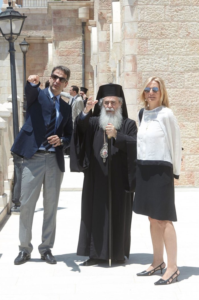 Ο Κυρ. Μητσοτάκης στον Ιερό Ναό της Αναστάσεως στα Ιεροσόλυμα - εικόνα 8