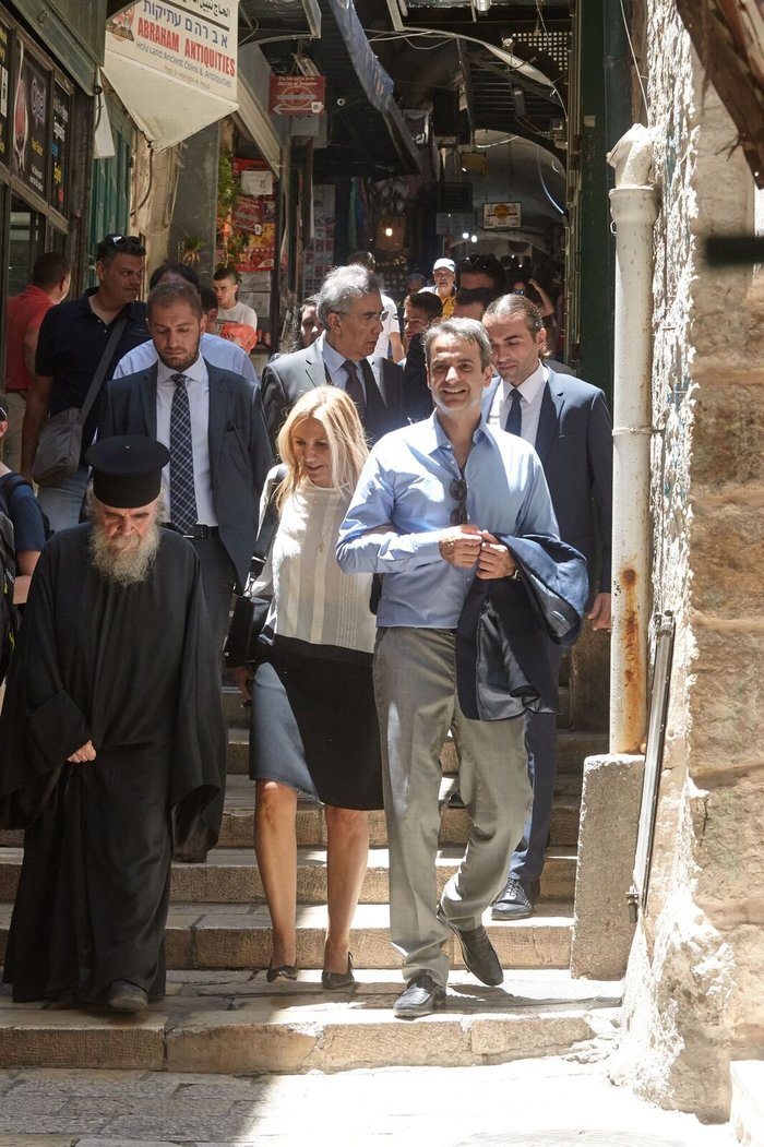 Ο Κυρ. Μητσοτάκης στον Ιερό Ναό της Αναστάσεως στα Ιεροσόλυμα - εικόνα 11