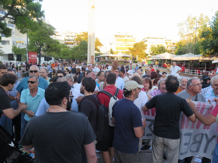Ενταση σε συγκέντρωση του ΣΥΡΙΖΑ με ομιλητή τον Πολάκη