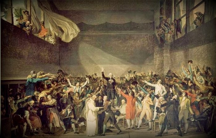 Ζ.Λ. Νταβίντ, Ο όρκος του σφαιριστηρίου, 20 Ιουνίου 1789