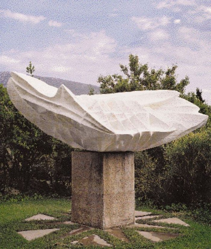 Το διάσημο έργο του Γερ. Σκλάβου, «Δελφικό Φως» που βρίσκεται σε ξενοδοχείο των Δελφών.