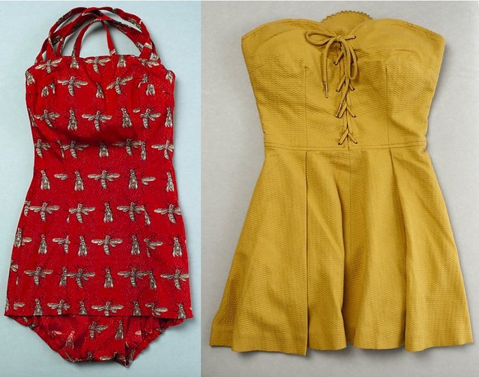 Hermès, 1950s / Right: Tom Brigance, 1952