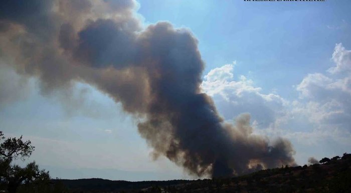 Μαίνεται η μεγάλη πυρκαγιά ανάμεσα σε Κρανίδι και Πόρτο Χέλι - εικόνα 3