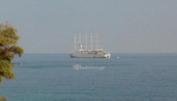 Στα Χανιά το μεγαλύτερο ιστιοφόρο κρουαζιερόπλοιο του κόσμου