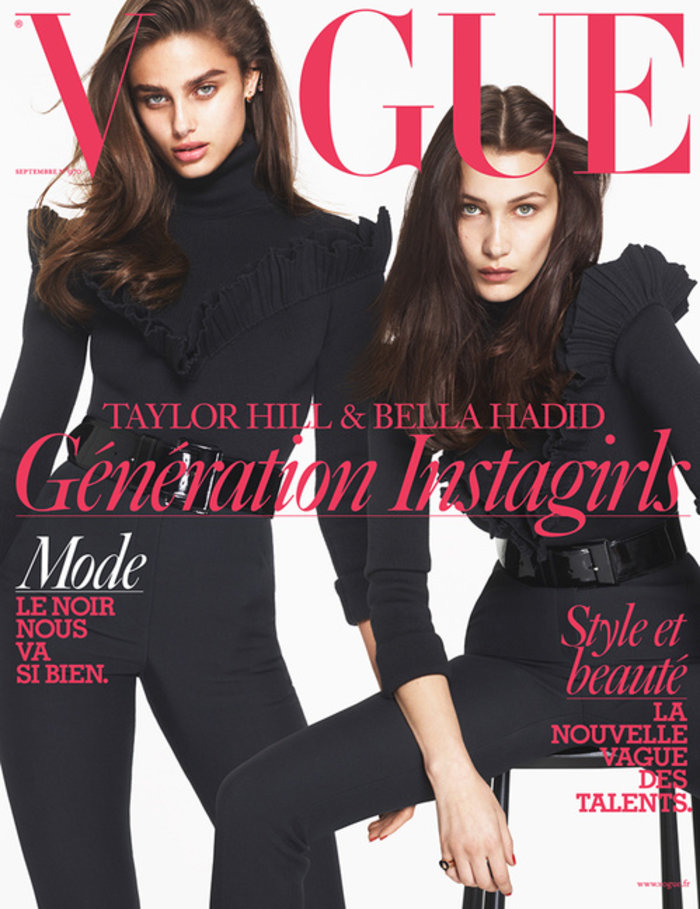 H Mπέλα Χαντίντ γυμνόστηθη στη γαλλική Vogue