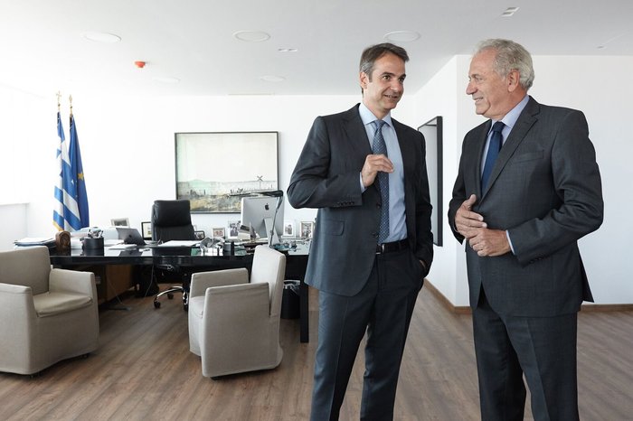 Με τον Δ. Αβραμόπουλο συναντήθηκε ο πρόεδρος της ΝΔ