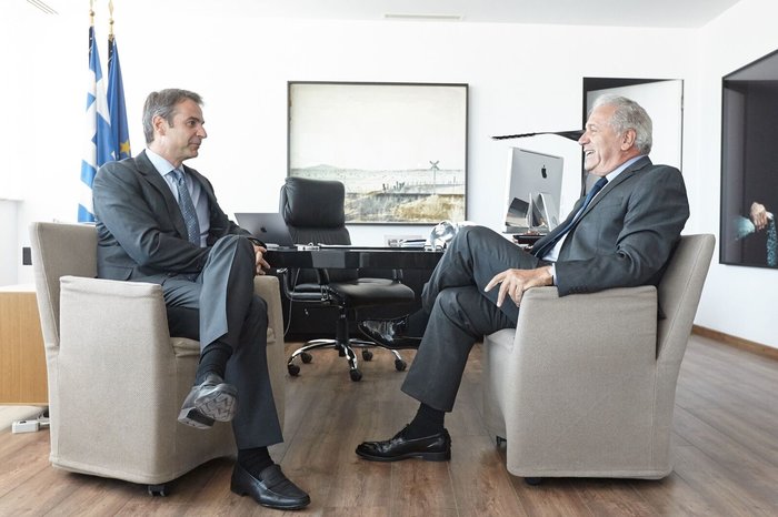 Με τον Δ. Αβραμόπουλο συναντήθηκε ο πρόεδρος της ΝΔ - εικόνα 2