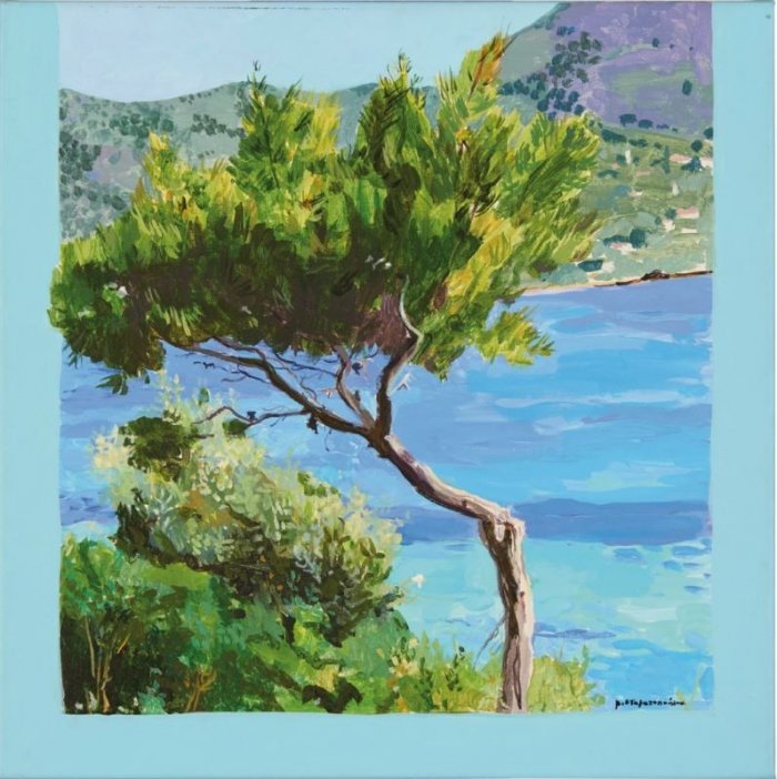 Pine Trees: Εργο της Βίκυς Σταματοπούλου που φιλοξενεί η έκθεση