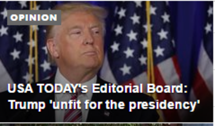 USA Today για Τραμπ: Είναι ψεύτης και επικίνδυνος