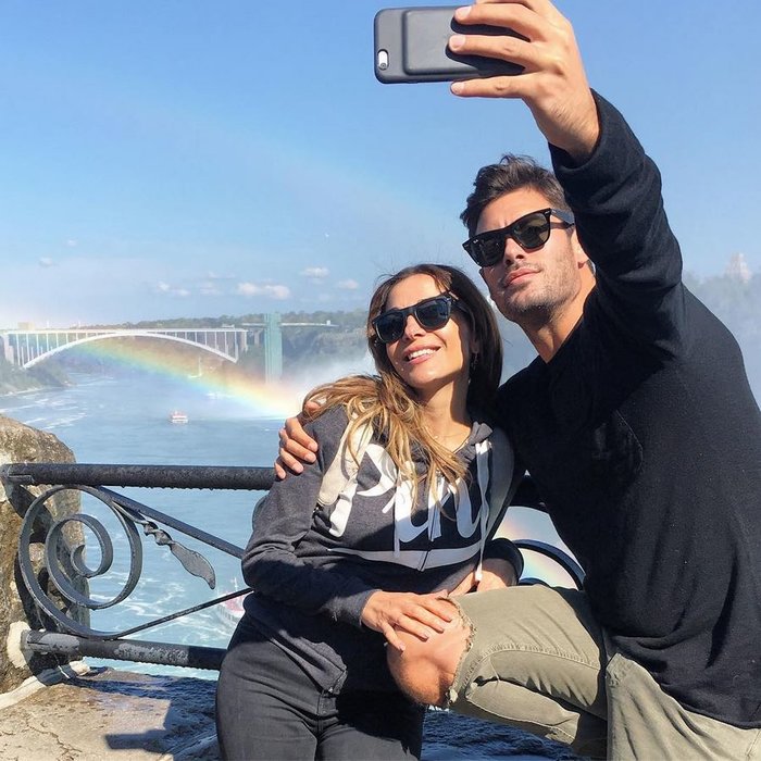 Βανδή - Μαρτάκης μαγεύτηκαν από τους καταρράκτες του Νιαγάρα [Εικόνες]