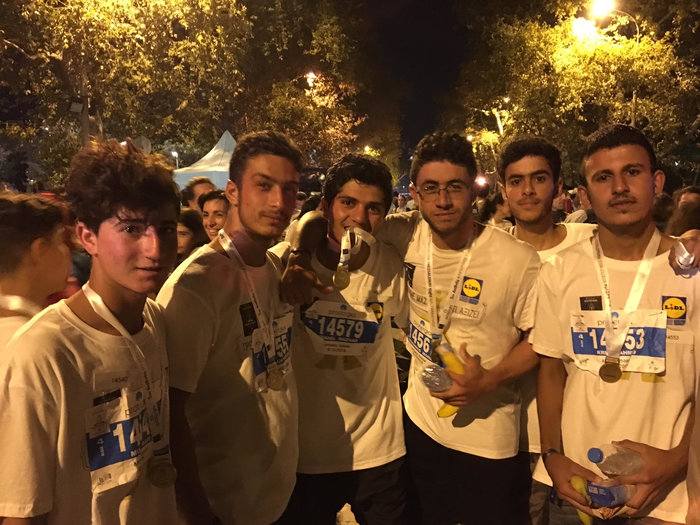 Οι πρόσφυγες έτρεξαν στον ημιμαραθώνιο στη Θεσσαλονίκη
