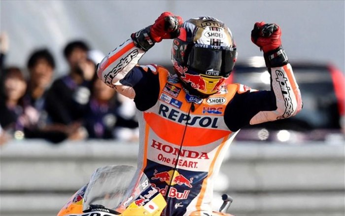 MOTO GP: Πέμπτη φορά παγκόσμιος πρωταθλητής ο Μάρκ Μάρκεθ