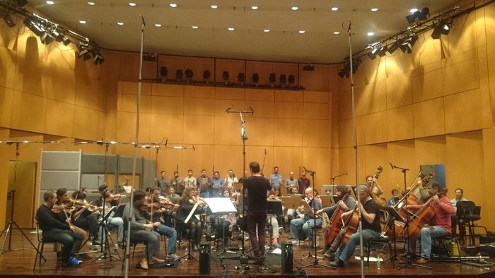 Από την ηχογράφηση για την Deutsche Grammophon