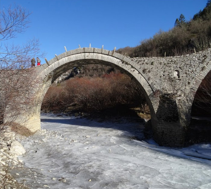 Εκπληκτικές φωτογραφίες από τον παγωμένο Βοϊδομάτη