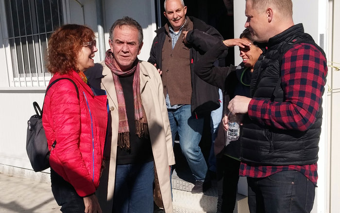 Το τετ α τετ της  Σάραντον με τον Μουζάλα στη Λέσβο